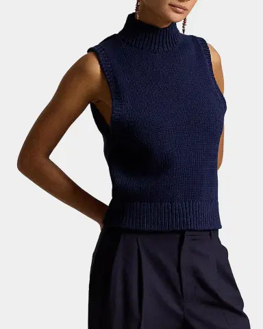 Polo Ralph Lauren Sleeveless Turtleneck Sweater | Thumbnail 4