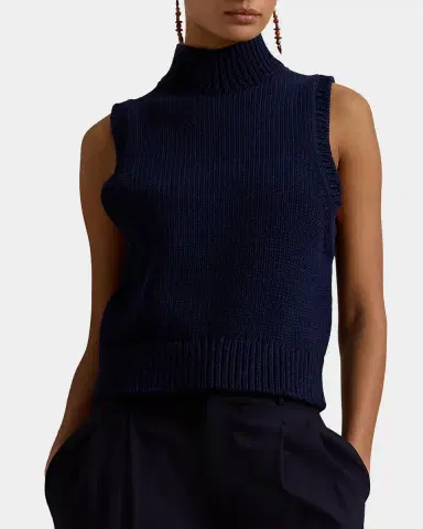 Polo Ralph Lauren Sleeveless Turtleneck Sweater | Thumbnail 6