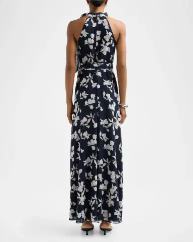 SACHIN BABI Diana Floral Chiffon Gown | Thumbnail 3