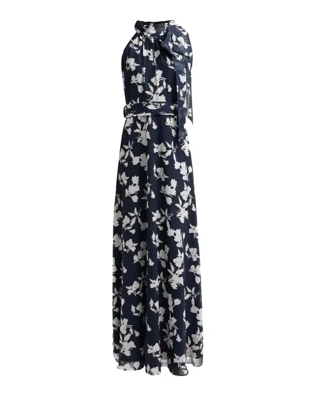 SACHIN BABI Diana Floral Chiffon Gown
