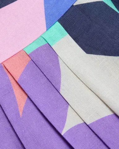 Ramy Brook Everleigh Kaleidoscope Linen-Cotton Mini Dress | Thumbnail 2