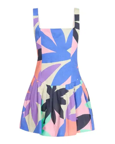 Ramy Brook Everleigh Kaleidoscope Linen-Cotton Mini Dress | Thumbnail 1