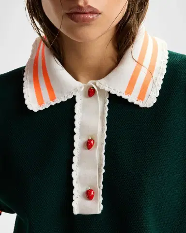 Essentiel Antwerp Kontrast Knitted Polo | Thumbnail 5 Essentiel Antwerp Kontrast Knitted Polo | Thumbnail 5