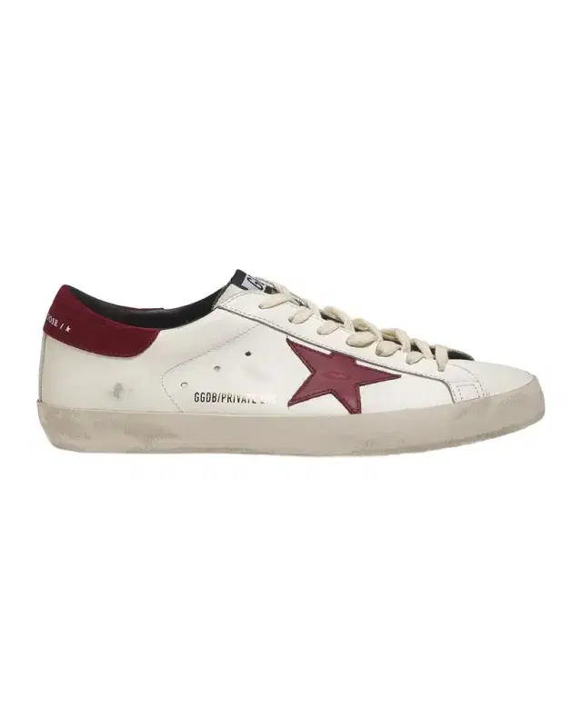 Golden Goose Men 's Super-Star Leather Low-Top Sneakers