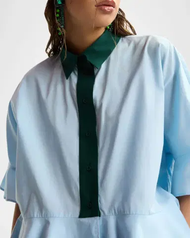 Essentiel Antwerp Kaylee Peplum Ruffle Shirt | Thumbnail 5 Essentiel Antwerp Kaylee Peplum Ruffle Shirt | Thumbnail 5