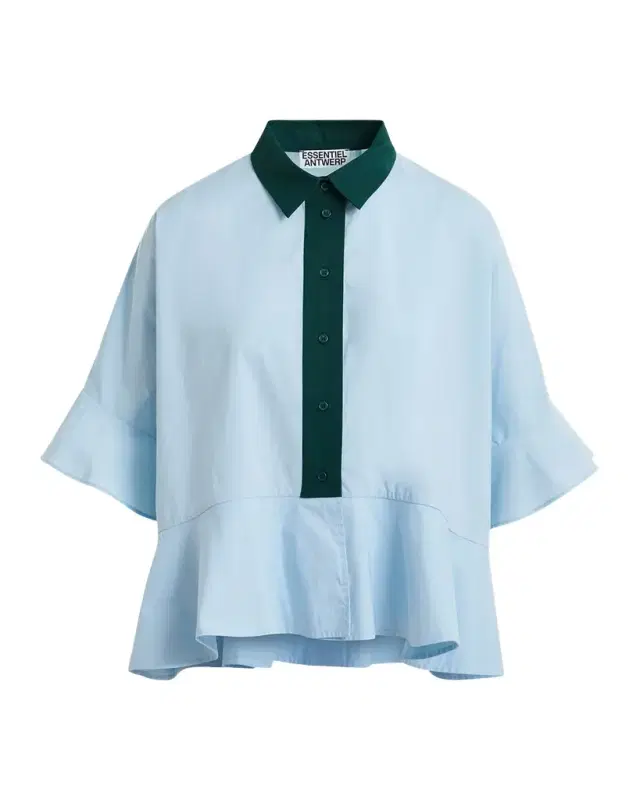 Essentiel Antwerp Kaylee Peplum Ruffle Shirt