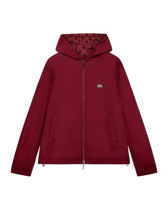 Emporio Armani Men's Reversible Nylon Full-Zip Hooded Jacket