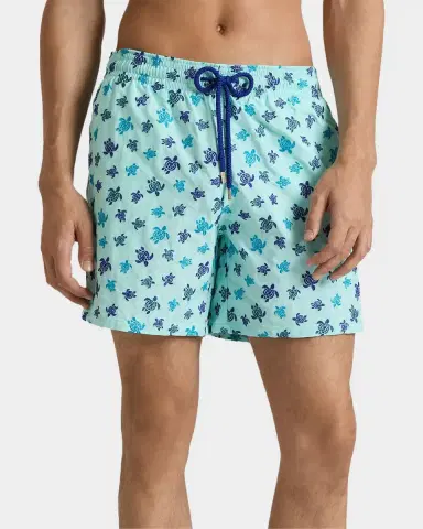 Vilebrequin Men's Mistral Micro Ronde des Tortues Swim Shorts | Thumbnail 3