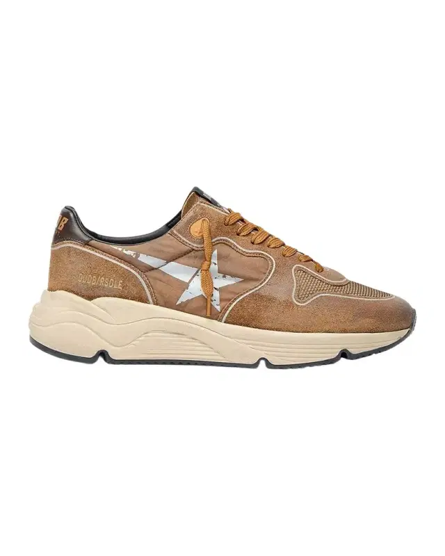 Golden Goose Men 's Running Sole Suede & Mesh Low-Top Sneakers