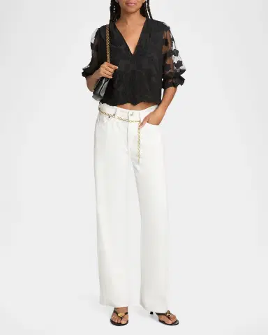 Ramy Brook Esmeralda Embroidered Blouse | Thumbnail 2 Ramy Brook Esmeralda Embroidered Blouse | Thumbnail 2