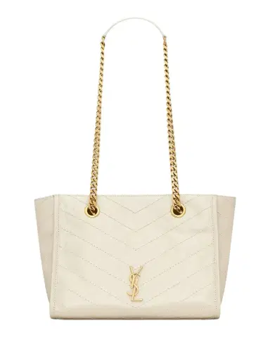 Saint Laurent Small Chevron Leather Niki Shopping Bag | Thumbnail 1 Saint Laurent Small Chevron Leather Niki Shopping Bag | Thumbnail 1