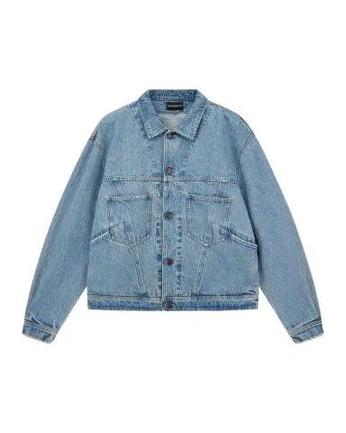 Emporio Armani Men's Oversized Denim Jacket | Thumbnail 1