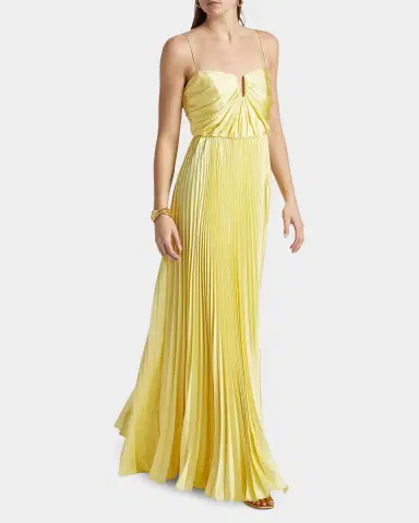 As It May Annna Hammered Satin Gown | Thumbnail 2 As It May Annna Hammered Satin Gown | Thumbnail 2