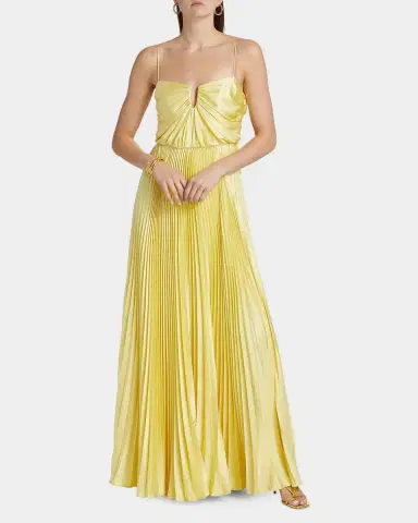 As It May Annna Hammered Satin Gown | Thumbnail 4 As It May Annna Hammered Satin Gown | Thumbnail 4