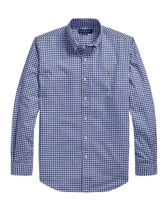 Polo Ralph Lauren Custom-Fit Gingham Cotton Oxford Shirt