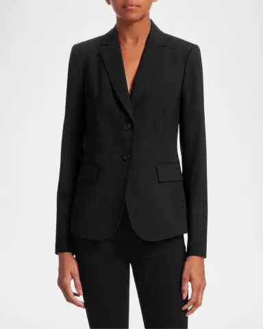 Theory Carissa Wool Blazer | Thumbnail 2 Theory Carissa Wool Blazer | Thumbnail 2
