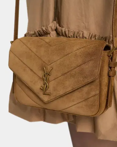 Saint Laurent Loulou Toy Suede Crossbody Bag | Thumbnail 7 Saint Laurent Loulou Toy Suede Crossbody Bag | Thumbnail 7