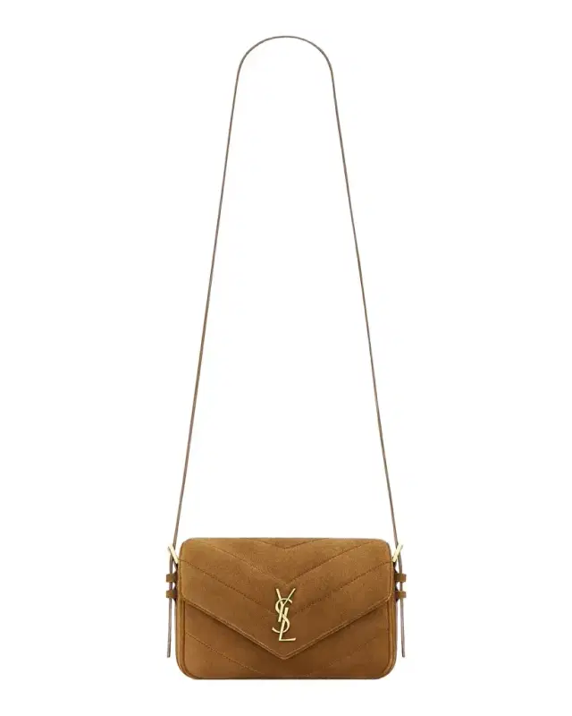 Saint Laurent Loulou Toy Suede Crossbody Bag