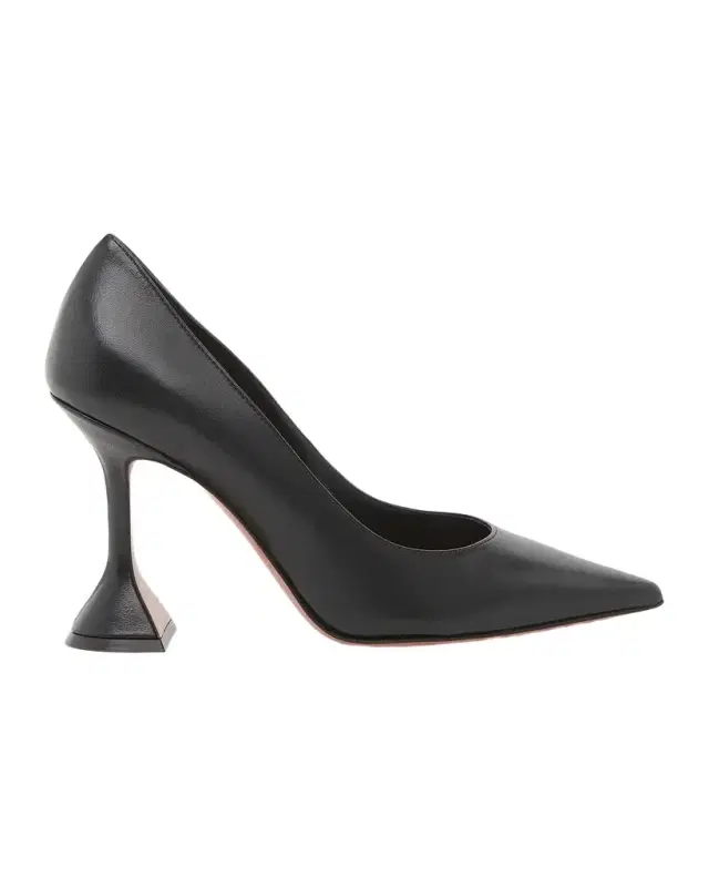 Amina Muaddi Ami 95MM Leather Pumps