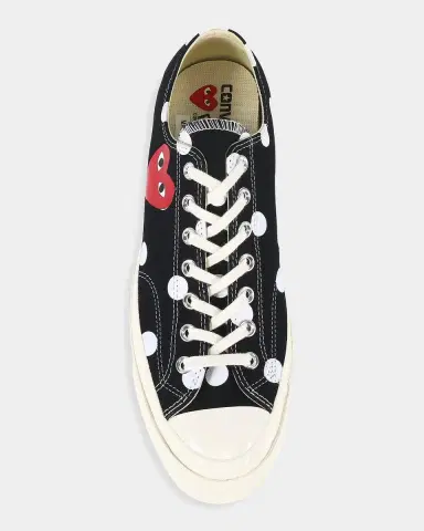 Comme des Garçons Comme des Garçons Play x Converse Polka Dot Low-Top Sneakers | Thumbnail 4 Comme des Garçons Comme des Garçons Play x Converse Polka Dot Low-Top Sneakers | Thumbnail 4