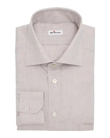 Kiton Men's Cotton Classic-Fit Dress Shirt | Thumbnail 3