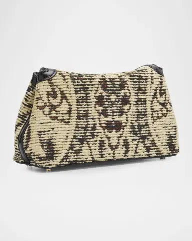 TOTEME T-Lock Mini Paisley Clutch | Thumbnail 3