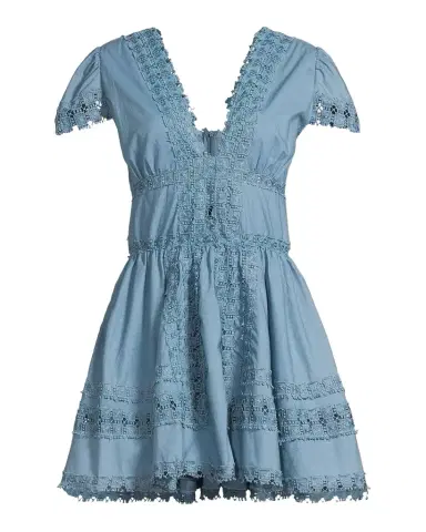 Peixoto Piper Lace-Trimmed Cotton Mini Dress | Thumbnail 1 Peixoto Piper Lace-Trimmed Cotton Mini Dress | Thumbnail 1