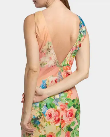 Hemant & Nandita Floral Column Maxi Dress | Thumbnail 5