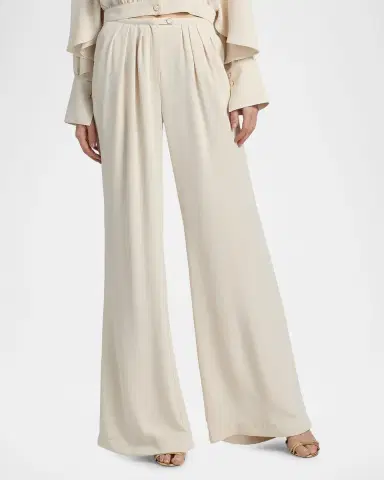 Ramy Brook Yasmine Pleated Wide-Leg Pants | Thumbnail 4