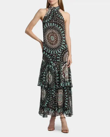Ramy Brook River Mandala Silk Tiered Maxi Dress | Thumbnail 4 Ramy Brook River Mandala Silk Tiered Maxi Dress | Thumbnail 4