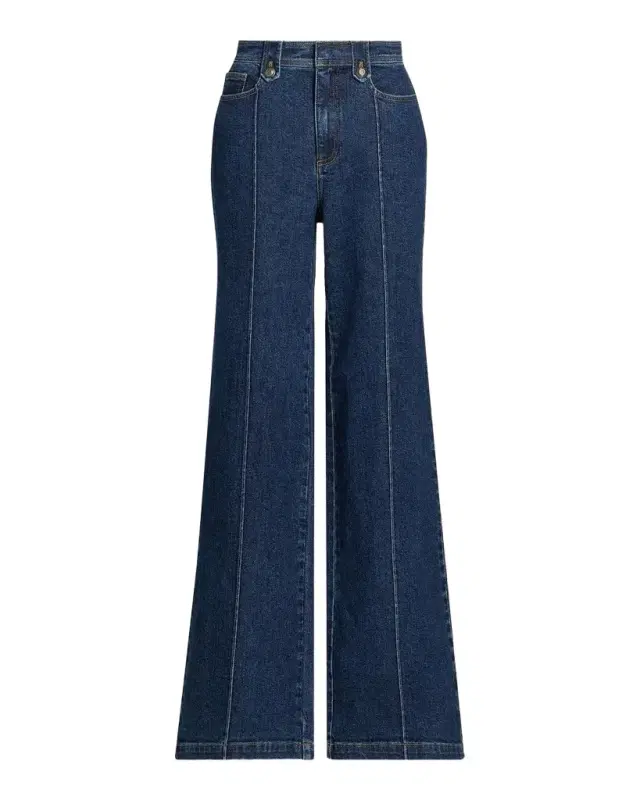 Likely Niko Seamed Wide-Leg Jeans