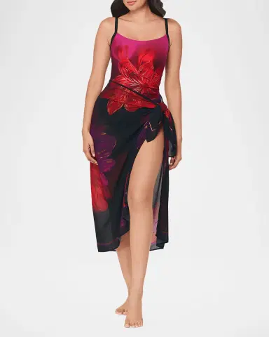 Miraclesuit Petali Rosa Pareo Coverup | Thumbnail 2