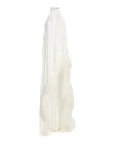 Bronx and Banco Madeline Feather-Trim Halterneck Gown | Thumbnail 1 Bronx and Banco Madeline Feather-Trim Halterneck Gown | Thumbnail 1