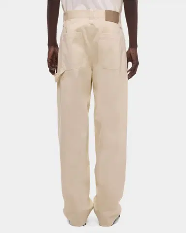 Helmut Lang Men's Flat-Front Cotton Five-Pocket Chino Pants | Thumbnail 3 Helmut Lang Men's Flat-Front Cotton Five-Pocket Chino Pants | Thumbnail 3