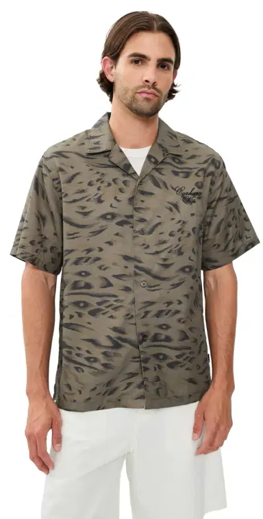 Carhartt WIP Travon Shirt Duck Feather Print | Thumbnail 1