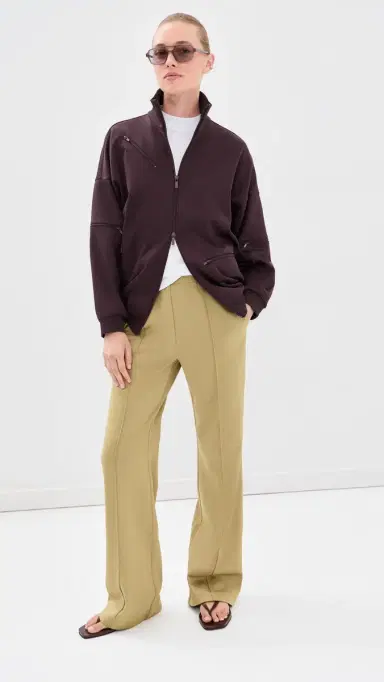 Tibi Active Knit cottie Joggers Buff Tan | Thumbnail 5 Tibi Active Knit cottie Joggers Buff Tan | Thumbnail 5