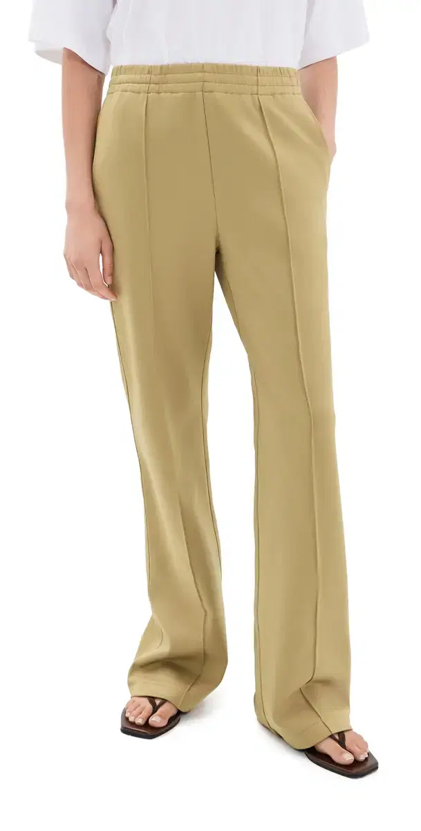 Tibi Active Knit cottie Joggers Buff Tan