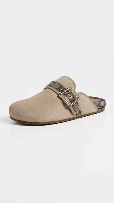 Coach Archival Buckle Clogs Oat 8 | Thumbnail 2