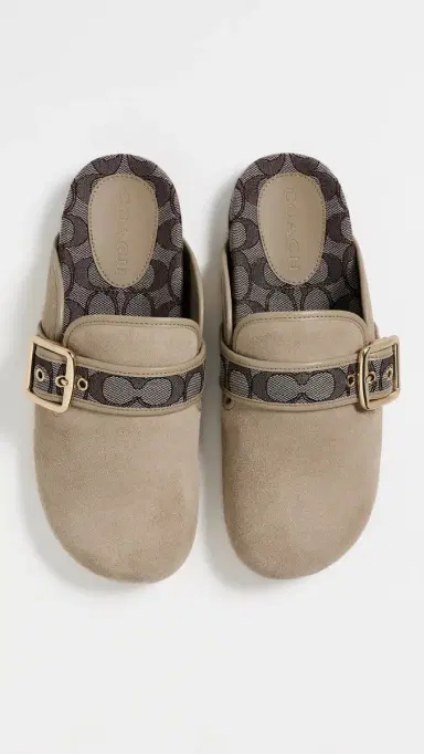 Coach Archival Buckle Clogs Oat 8 | Thumbnail 5