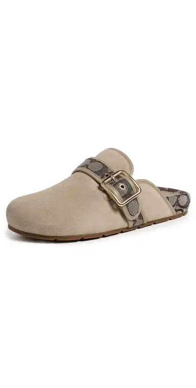 Coach Archival Buckle Clogs Oat 8 | Thumbnail 1