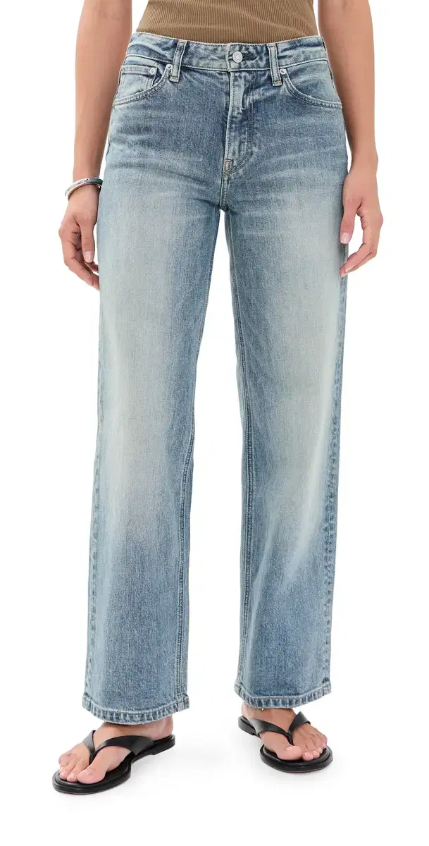 MOUSSY VINTAGE Idabel Straight Jeans Light Blue