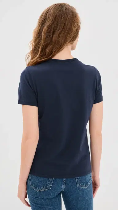 Jenni Kayne Slim Tee Navy | Thumbnail 3