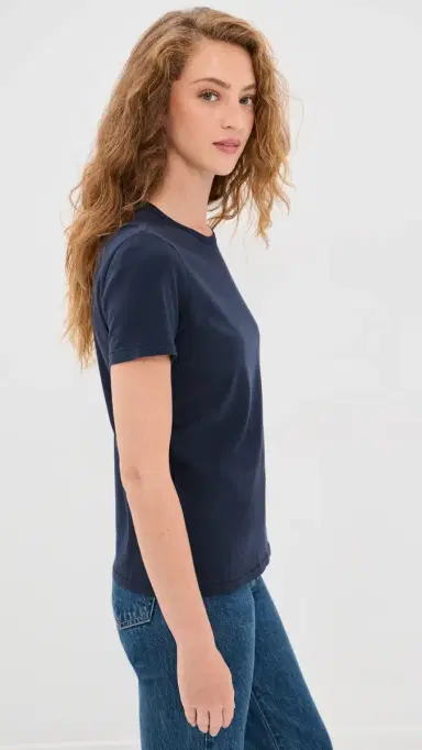 Jenni Kayne Slim Tee Navy | Thumbnail 4