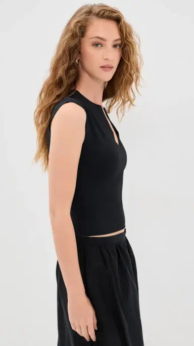 LIONESS Tribeca Blouse Noir | Thumbnail 4
