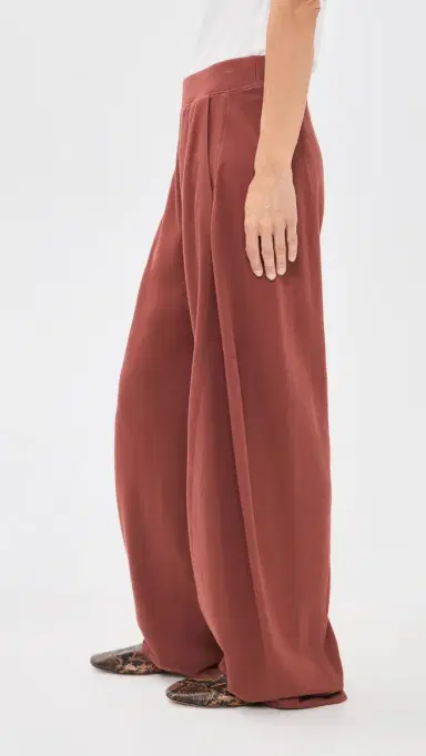 Tibi Petite ightweight Winslow Sweatpants Red Clay | Thumbnail 4 Tibi Petite ightweight Winslow Sweatpants Red Clay | Thumbnail 4
