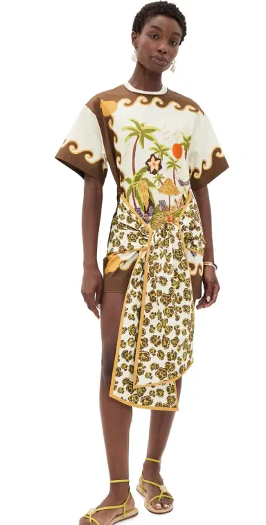 ALÉMAIS Island Cove Mini Dress Cream 8 | Thumbnail 1