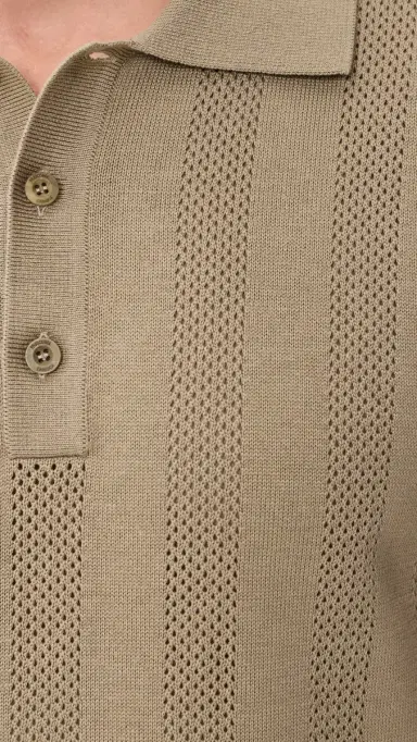 Frescobol Carioca Vidal Cotton Button Up Polo | Thumbnail 6 Frescobol Carioca Vidal Cotton Button Up Polo | Thumbnail 6