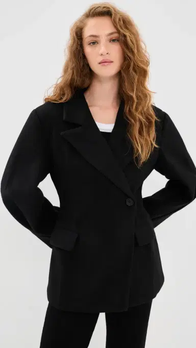 LIONESS Heart haped Coat Onyx | Thumbnail 2