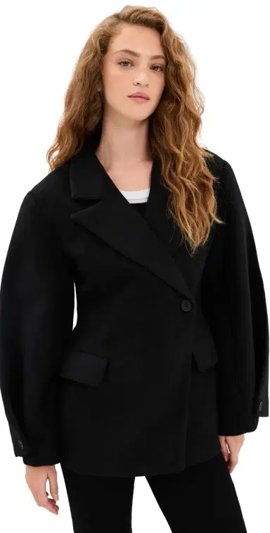 LIONESS Heart haped Coat Onyx | Thumbnail 1