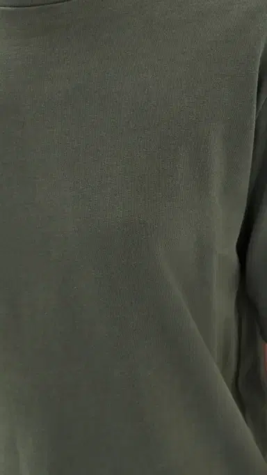 Tibi Perfect Unisex Tee Army Green S | Thumbnail 6 Tibi Perfect Unisex Tee Army Green S | Thumbnail 6